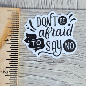 10/$10 Say No Sticker Inspirational Quote Decal  Stickers